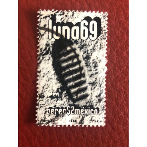 Timbre Luna69 Mexique Oblitéré 1969