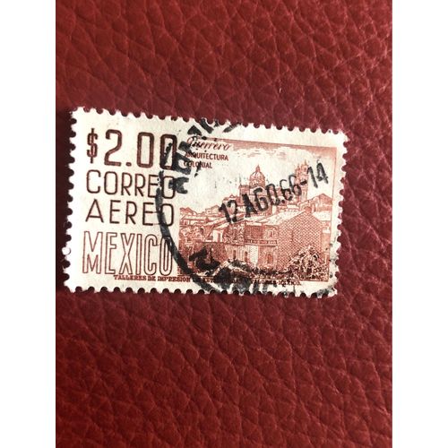 Timbre Poste Aérienne Mexique 1966