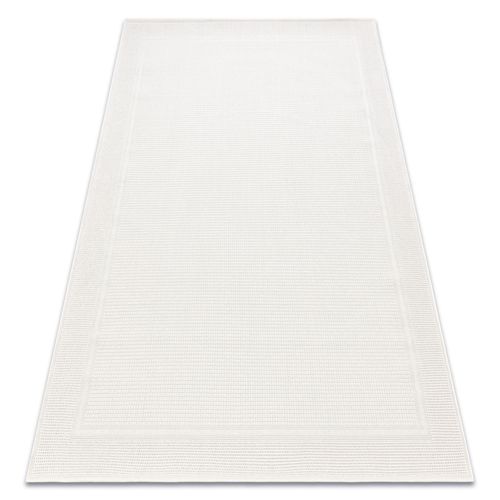 60x100 Cm Tapis Timo 5979 Sizal Extérieur Cadre Blanc