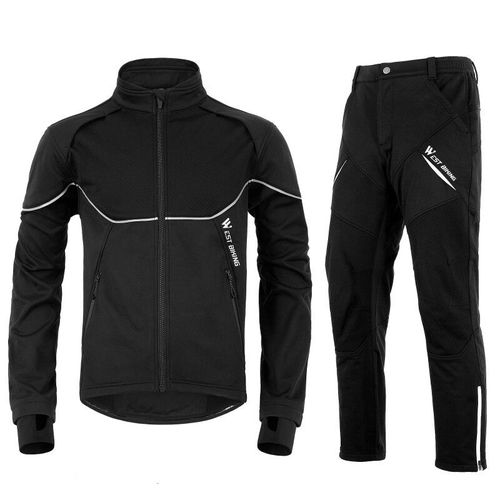 West Biking-Tenue De Cyclisme Pour Homme,Pantalon D'hiver,Tenue De Cyclisme,Veste Vtt Chaude,Vêtements De Sport Thermiques,Équipement De Sport