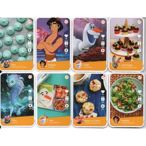 Lot de 4 cartes "Cuisinons en famille" Carrefour au