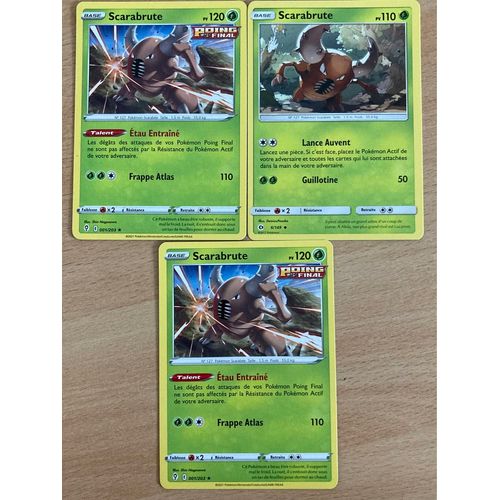 (2793) 3x Scarabrute (Pokemon)