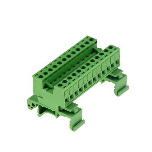 Connecteur de Terminal de fil sans soudure de Type Rail,bloc de jonction à bout en rangée,montage sur Rail de 35mm,2P 4P 10 - Type 12P