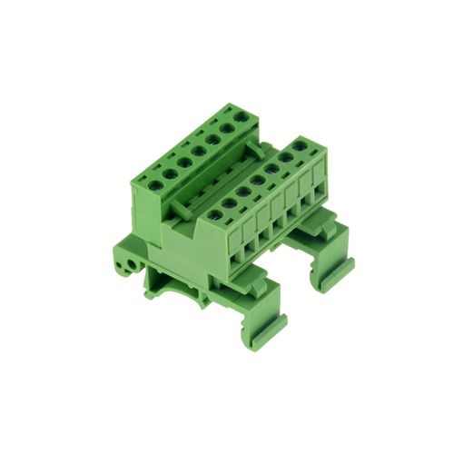 Connecteur de Terminal de fil sans soudure de Type Rail,bloc de jonction à bout en rangée,montage sur Rail de 35mm,2P 4P 10 - Type 7P