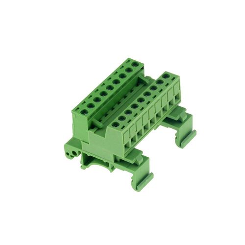 Connecteur de Terminal de fil sans soudure de Type Rail,bloc de jonction à bout en rangée,montage sur Rail de 35mm,2P 4P 10 - Type 9P