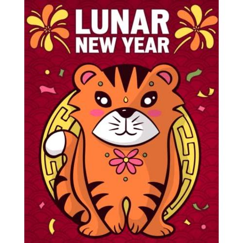 Lunar New Year: Chinese Spring Festival Coloring Book