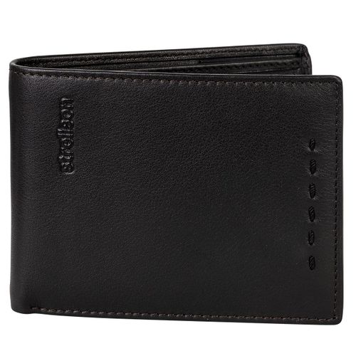 Strellson Portefeuille Homme, Cuir véritable - Oxford Circus Billfold H7, 9,5x12x2,5cm (HxWxD) Marron