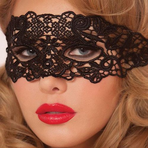 Masque De Carnaval En Dentelle Creuse Pour Femme,Masque Facial Tim,Accessoires De Fête De Rhde Princesse,Masque Pour Les Yeux Noirs,Costume D'halloween