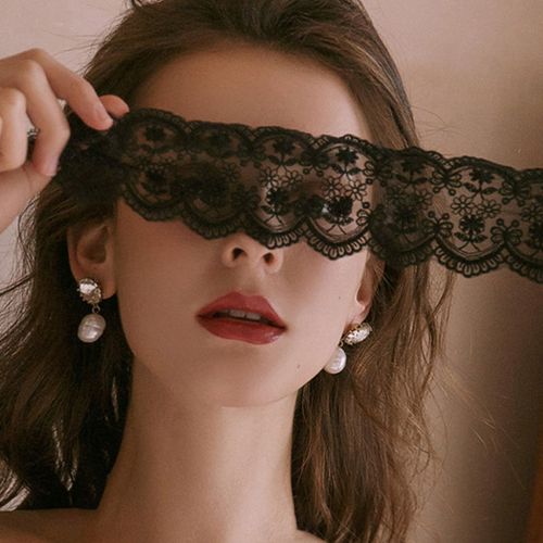Masque De Carnaval En Dentelle Creuse Pour Femme,Masque Facial Tim,Accessoires De Fête De Rhde Princesse,Masque Pour Les Yeux Noirs,Costume D'halloween