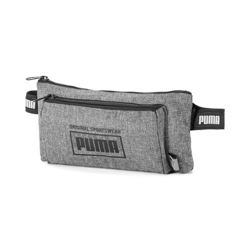 PUMA Sac de Ceinture Unisexe - Sole Waistbag, Puma Logo, ca. 13x26x4cm (HxLxP) Gris