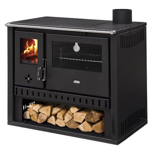 Cuisinière à bois GT FI S DR | sortie côté gauche - Acier