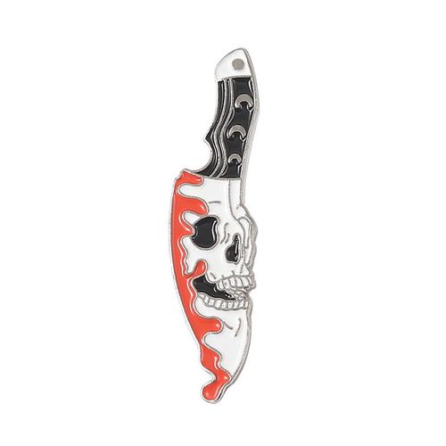 Épingles En Émail Pour Squelette De Crâne,Broches En Os Noir Et Blanc,Badges De Revers,Accessoires De Sac À Dos,Cadeau Pour Enfant,Amis,Bijoux En Gros