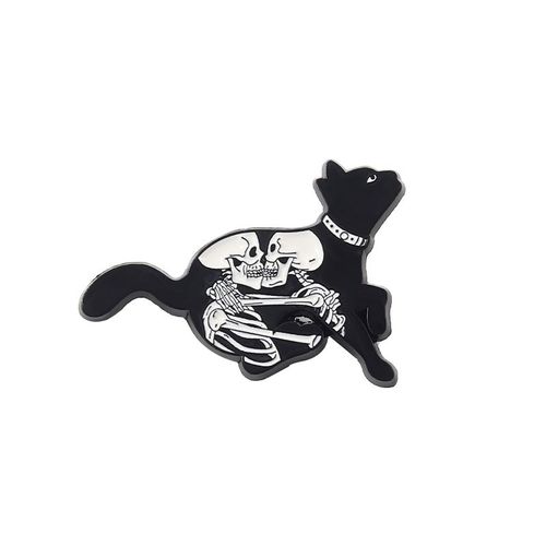 Épingles En Émail Pour Squelette De Crâne,Broches En Os Noir Et Blanc,Badges De Revers,Accessoires De Sac À Dos,Cadeau Pour Enfant,Amis,Bijoux En Gros