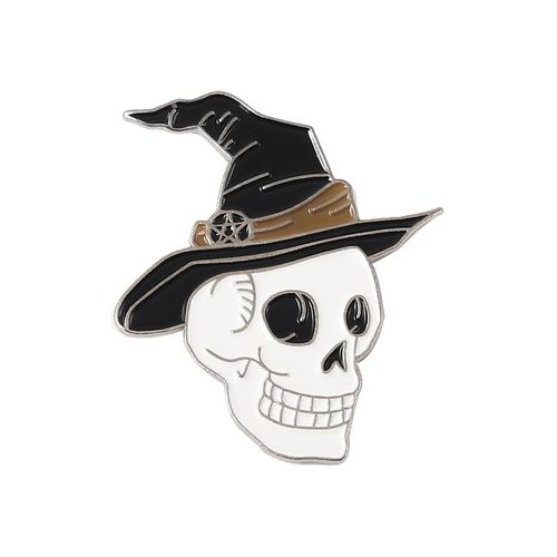Épingles En Émail Pour Squelette De Crâne,Broches En Os Noir Et Blanc,Badges De Revers,Accessoires De Sac À Dos,Cadeau Pour Enfant,Amis,Bijoux En Gros
