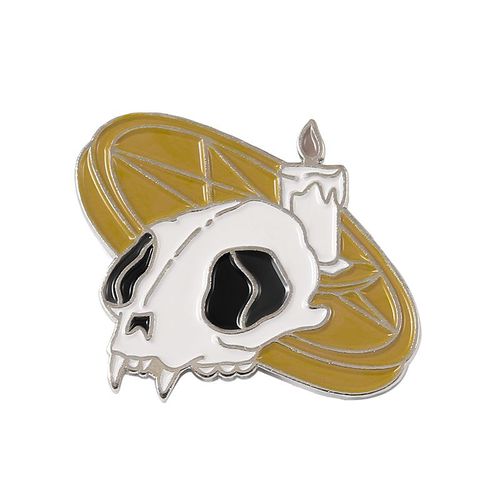 Épingles En Émail Pour Squelette De Crâne,Broches En Os Noir Et Blanc,Badges De Revers,Accessoires De Sac À Dos,Cadeau Pour Enfant,Amis,Bijoux En Gros