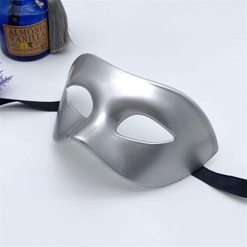 Masque De Danse Demi-Visage Pour Femme Et Homme,Mascarade,Mascarade,Mascarade,Brillant,Solide,Cosplay,Costume De Danse,Fête,Document,Mode,Femme,Homme,1 Pièce,17x10cm