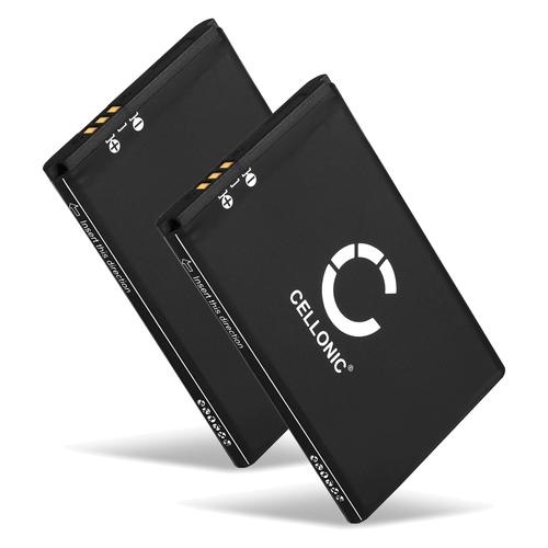 2x Batterie Pour Samsung Gt-S5260 / Gt-S5610 / Gt-B3410 / Gt-S3650 / Gt-S5620 / Gt-S5600 / Player Star 1 / 2 - Ab463651 (950mah) , Batterie De Remplac