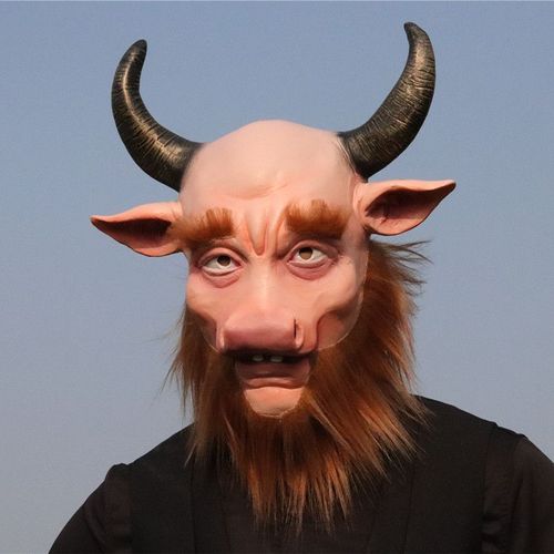 Masque Intégral En Latex Pour Adultes,Accessoires De Zoo,Cosplay D'halloween,Olympiques De Mascarade,Tête De Cheval Matkey,Rhde Fête De Vacances,Masque D'animal