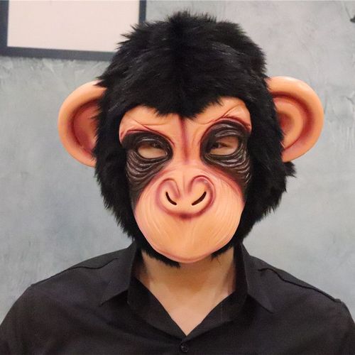 Masque Intégral En Latex Pour Adultes,Accessoires De Zoo,Cosplay D'halloween,Olympiques De Mascarade,Tête De Cheval Matkey,Rhde Fête De Vacances,Masque D'animal