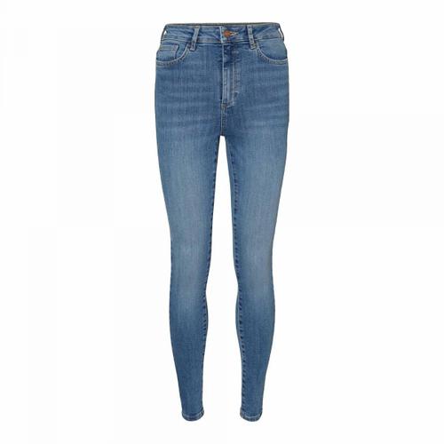 Jeans Skinny En Coton Taille Haute Femme Vero Moda