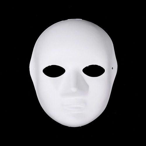 Masque De Pulpe Blanc Dessiné À La Main Pour Adulte,Déguisement Complet,Père Noël,Renard,Chat,Ixd'halloween,Noël,Accessoires,