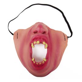 Demi-Masques En Latex Pour Adultes,Masque De Clown,Masques Horribles,Bande Élastique Humoristique Et Drôle,Accessoires De Cosplay,Fête D'halloween