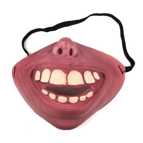 Demi-Masques En Latex Pour Adultes,Masque De Clown,Masques Horribles,Bande Élastique Humoristique Et Drôle,Accessoires De Cosplay,Fête D'halloween