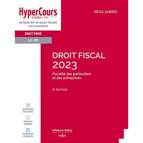 Droit Fiscal L3-M2 - Fiscalité Des Particuliers Et Des Entreprises