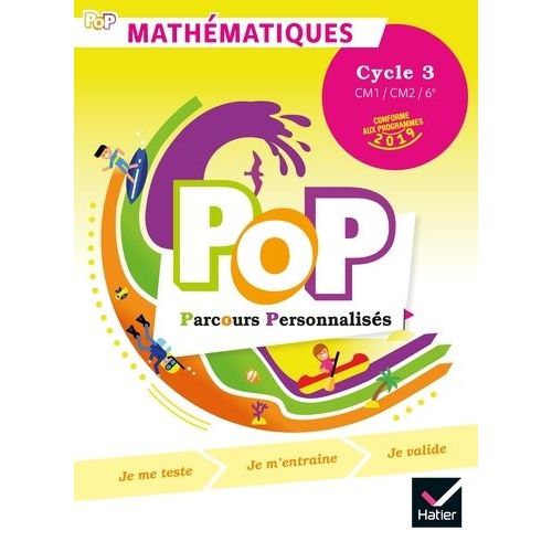 Mathématiques Pop Parcours Personnalisés Cycle 3 Cm1/Cm2/6e