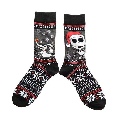 Jack Skellington Sally Cosplay Chaussettes pour Adultes,L'Étrange Noël de monsieur Jack,Accessoires de Costume Unisexe,Accessoires d'Halloween,Accessoires de Films
