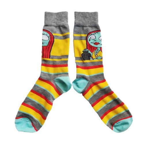 Jack Skellington Sally Cosplay Chaussettes pour Adultes,L'Étrange Noël de monsieur Jack,Accessoires de Costume Unisexe,Accessoires d'Halloween,Accessoires de Films