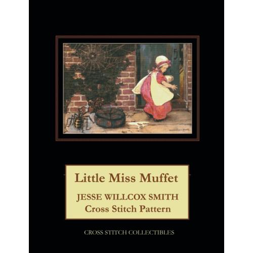 Little Miss Muffet: Jesse Willcox Smith Cross Stitch Pattern