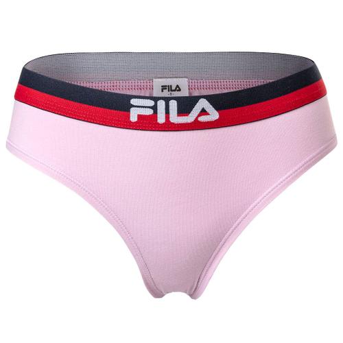 Fila Culotte Pour Femmes - Culotte À Taille Normale, Taille Avec Logo, Coton Stretch, Uni, Xs-Xl Violet M (Medium)