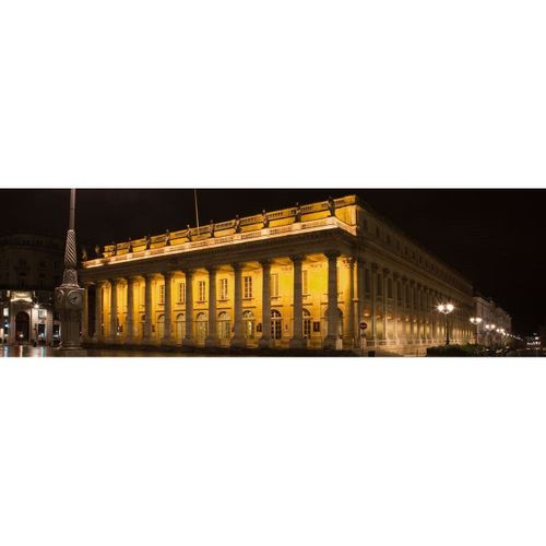 Tableau sur toile grand théatre nuit 45x135 cm