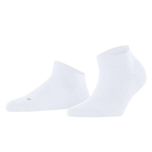 Falke Chaussettes De Sneaker Pour Femmes - Sensitive London, Coton, Poignets, Logo, Uni, Court Blanc 39-42