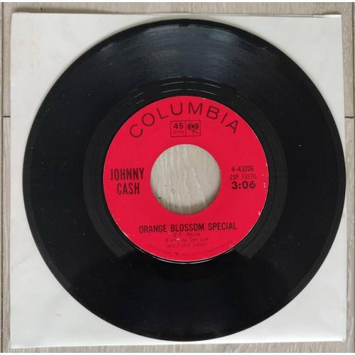 Johnny Cash - Orange Blossom Special / All Of God's Children Ain't Free -45 Trs. Usa.