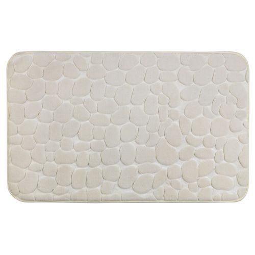 Tapis De Salle De Bain Pebbles - Mémoire De Forme - Beige