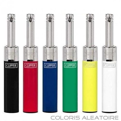 Lot De 6 Allume Gaz Clipper Mix Couleur