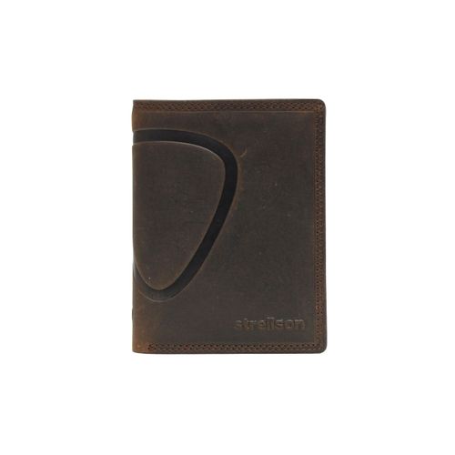 Strellson Portefeuille homme, cuir véritable - Baker Street Billfold V8, 9,5x12,5x2x2cm (HxLxB) Marron
