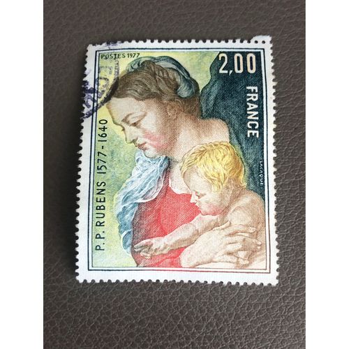 Timbre De 1977 Peinture De Rubens France