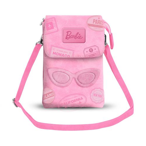 Sac pour Téléphone Portable - Barbie Travel - Rose- Taille Unique