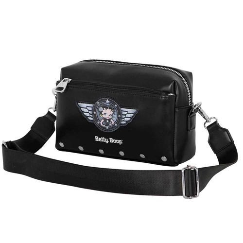 Sac à Bandoulière Fashion - Betty Boop Motor Love - Noir- Taille Unique