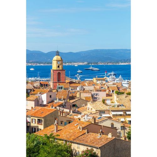 Tableau sur toile rue de Saint-Tropez 30x45 cm