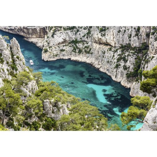 Tableau sur verre synthétique calanque En-Vau 65x97 cm
