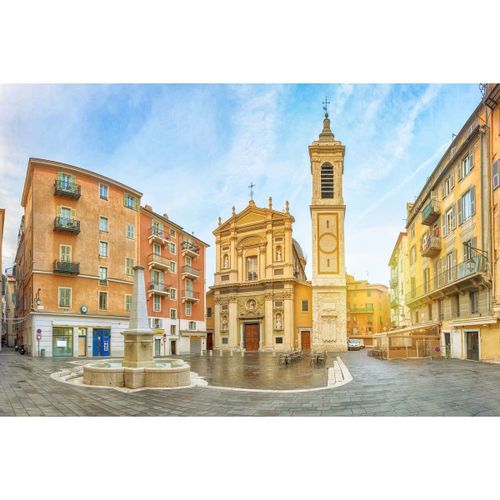 Tableau sur toile cathédrale Nice 45x65 cm