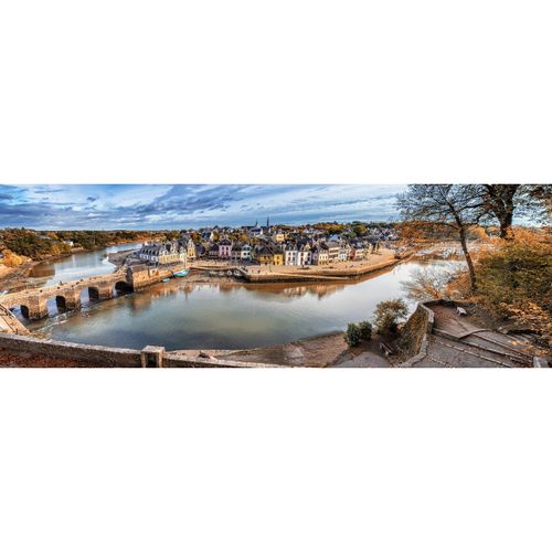 Tableau sur toile panorame port Saint-Goustan 45x135 cm