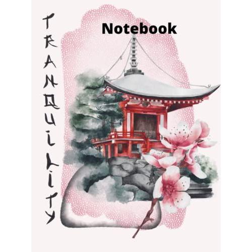 Notebook: Oriental Elegant Composition Notebook Journal For Note Taking, College, School, Work, Journaling, Or Diary