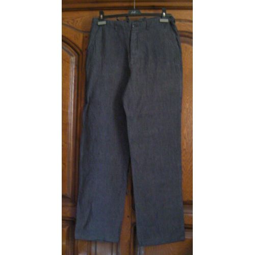 Pantalon Lin Gris - Taille 42