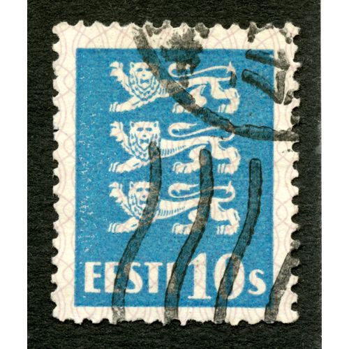 Timbre Oblitéré Eesti S10