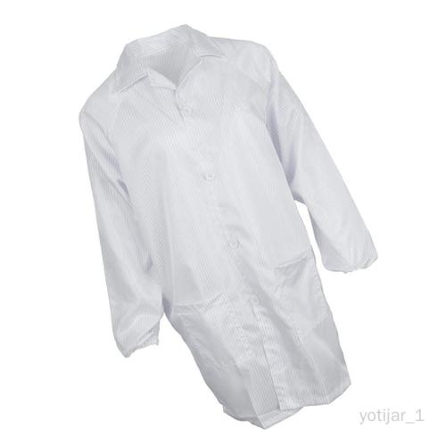 yotijar Blouse de Laboratoire, Blouse de Médecin, Blouse , Étudiants, Laboratoire Scientifique, Infirmière, Cosplay Blanc XXL